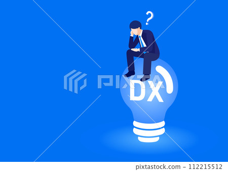 Businessman worried about DX 112215512