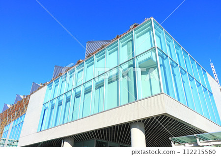 山梨縣甲府市山梨縣立圖書館風景 山梨縣甲府市山梨縣立圖書館風景 112215560