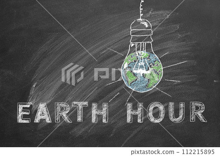 Earth hour concept 112215895
