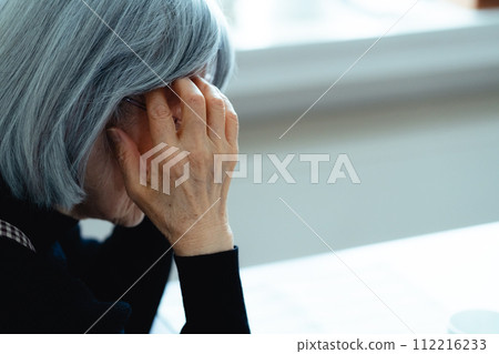 Senior woman living alone 112216233