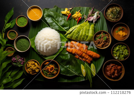 authentic thai traditional meal food 112218276