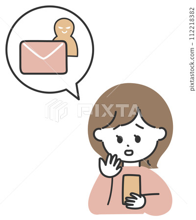 一位女士在智慧型手機上接收招標電子郵件時遇到問題 一位女士在智慧型手機上接收招標電子郵件時遇到問題 112218382