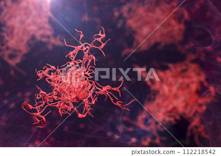 Human parasitic amoeba with pseudopodia Human parasitic amoeba with pseudopodia 112218542