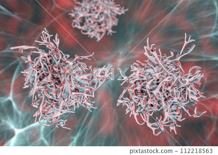 Human parasitic amoeba with pseudopodia Human parasitic amoeba with pseudopodia 112218563