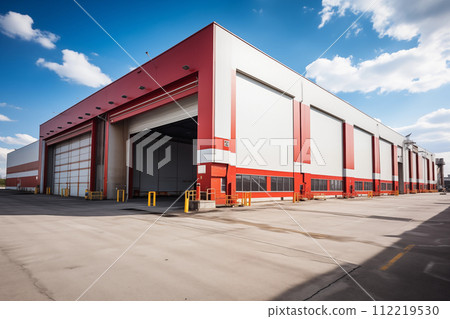 Large industrial factory or warehouse Large industrial factory or warehouse 112219530