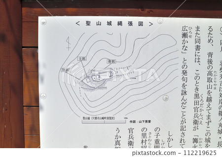 播磨「聖山城」環與俯瞰筱之丸城的景色 112219625
