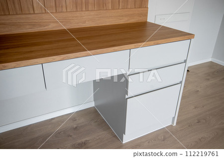 white modern wooden cabinet 112219761