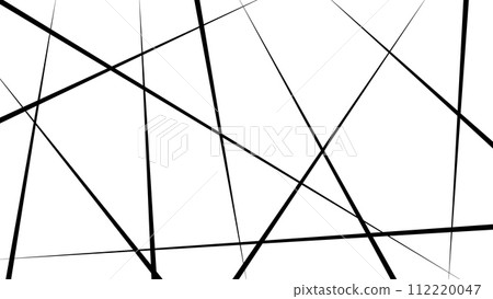 Background random chaotic lines form various geometric shapes 112220047