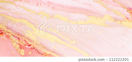 Beautiful background with smudges and stains alcohol ink. Abstract blue, red art with gold. Beautiful background with smudges and stains alcohol ink. Abstract blue, red art with gold. 112222201