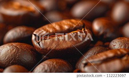 background of roasted coffee beans background of roasted coffee beans 112223097