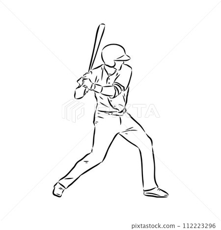Doodle style baseball and glove in vector format 112223296