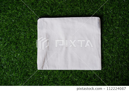 a beautiful and simple pouch as background 112224087