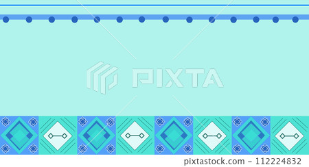 abstract background created from geometric shapes in green and blue tones abstract background created from geometric shapes in green and blue tones 112224832