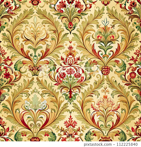 pattern with flowers pattern with flowers 112225840