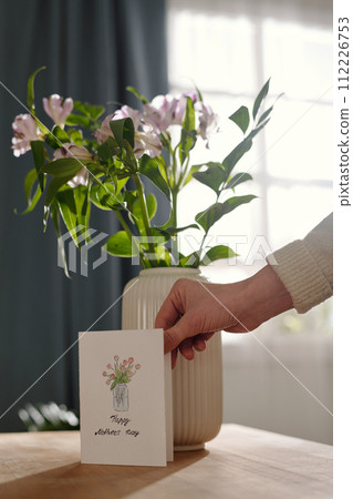 Preparing surprise for mother on holiday Preparing surprise for mother on holiday 112226753