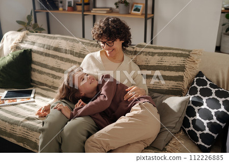 Young mother playing with her child Young mother playing with her child 112226885