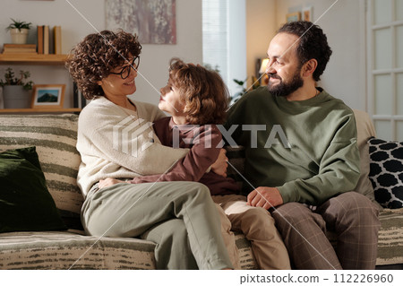 Happy family spending time together Happy family spending time together 112226960