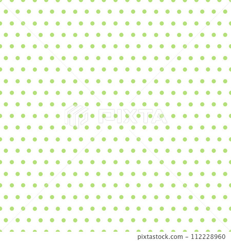 Light green polka dot seamless pattern on white background. Geometric endless backdrop, basic abstract pattern for patrick's day. Scrapbook paper, wrapping, fabric pattern Light green polka dot seamless pattern on white background. Geometric endless backdrop, basic abstract pattern for patrick's day. Scrapbook paper, wrapping, fabric pattern 112228960