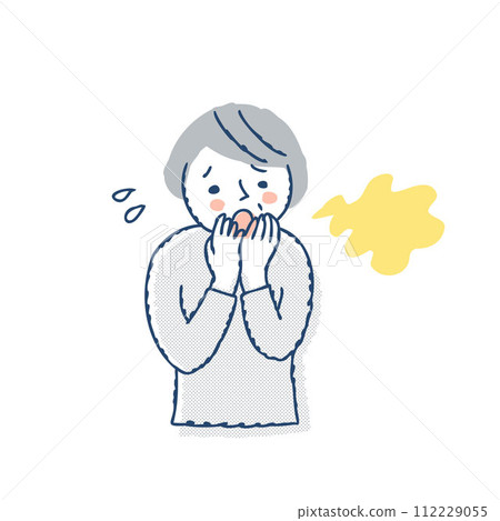 擔心口臭的女性 112229055