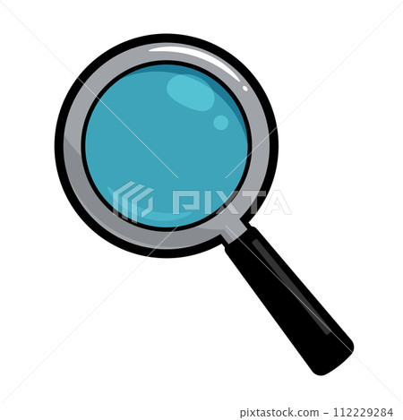 Illustration material of magnifying glass Illustration material of magnifying glass 112229284