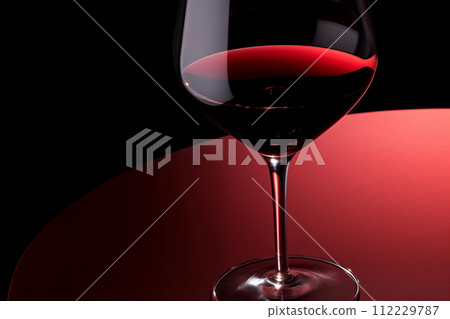 Elegant Red Wine Glass Elegant Red Wine Glass 112229787