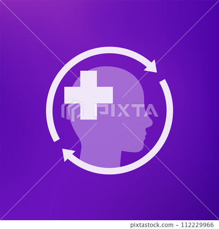 Rehab and recovery vector icon Rehab and recovery vector icon 112229966