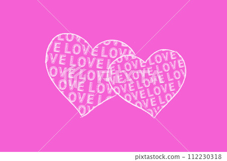 Love. Hand drawn illustration. 112230318