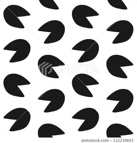 Vector seamless pattern of Chinese cookie 112230601