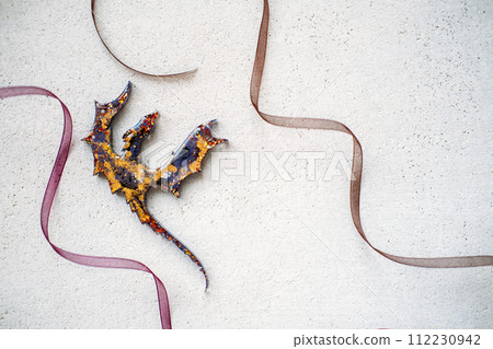 Intricate Epoxy Resin Cutouts with Detailed Textures 112230942