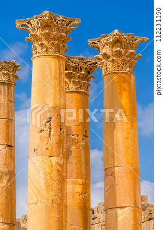 Jerash, Jordan Temple of Artemis columns Jerash, Jordan Temple of Artemis columns 112231190
