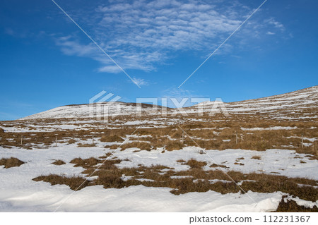 Nature with an autumn snow. Iceland Nature with an autumn snow. Iceland 112231367