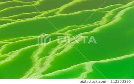 Moonscape of Dallol Lake, Danakil depression geological landscape Ethiopia 112233555