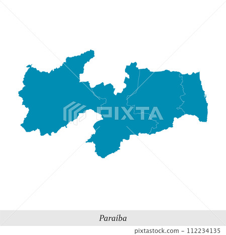 map of Paraiba is a state of Brazil with mesoregions map of Paraiba is a state of Brazil with mesoregions 112234135