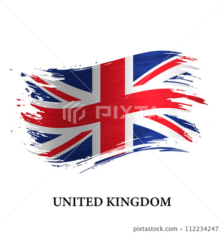 Grunge flag of , brush stroke vector Grunge flag of , brush stroke vector 112234247