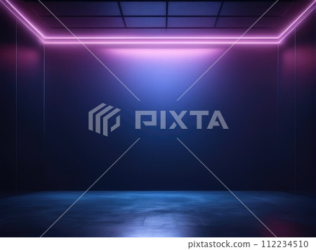 The concrete floor and studio room with smoke float up the interior for display products The concrete floor and studio room with smoke float up the interior for display products 112234510