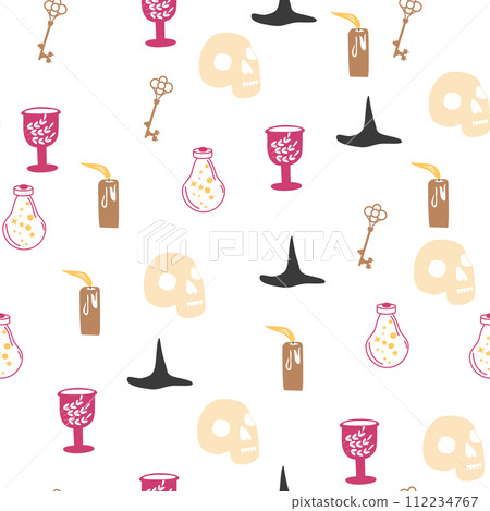 Religion and the occultism with esoteric symbols. Mystic magic background. Medieval manuscript inspired. Religion and the occultism with esoteric symbols. Mystic magic background. Medieval manuscript inspired. 112234767