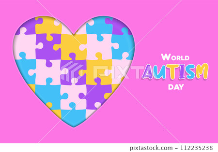 Autism Awareness Day illustration 112235238