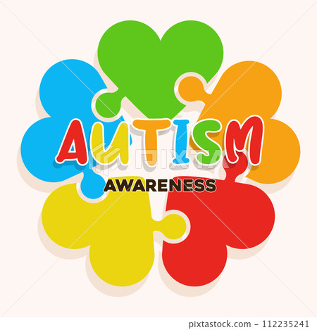 Autism Awareness Day illustration 112235241