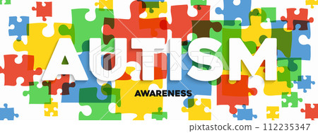Autism Awareness Day illustration 112235347