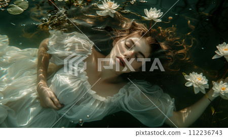 Drowned woman Drowned woman 112236743