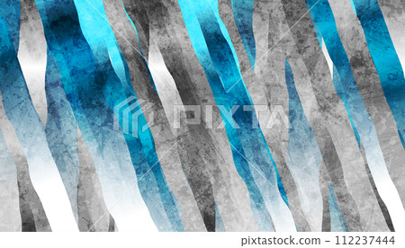 Blue grey grunge stripes abstract geometric tech background 112237444