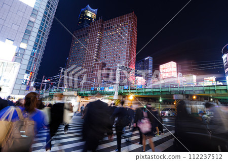 Shinjuku, under the big guard, hurrying home Shinjuku, under the big guard, hurrying home 112237512