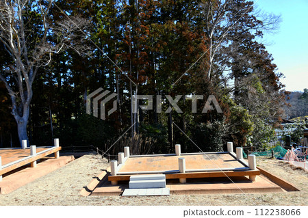 Miyagi Prefecture, Taga Castle, Castle Front Government Office, Restoration of the floor-covered building on the east side of the central square 112238066