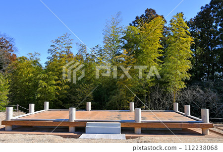 Miyagi Prefecture, Taga Castle, Castle Front Government Office, Restoration of the floor-covered building on the east side of the central square Miyagi Prefecture, Taga Castle, Castle Front Government Office, Restoration of the floor-covered building on the east side of the central square 112238068