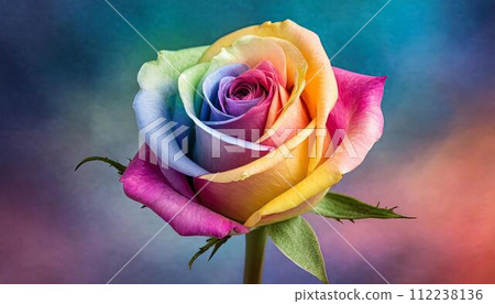 彩虹玫瑰 112238136
