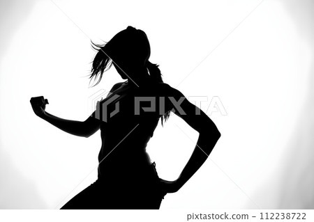 Female silhouette 4 AI generated image 112238722