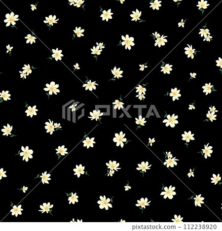 抽象可愛的花卉圖案非常適合紡織品， 112238920