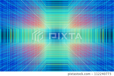 Abstract colorful crisscross brushed lines space technology background 112240773