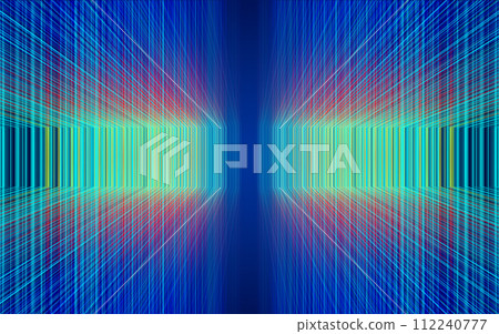 Abstract colorful crisscross brushed lines space technology background Abstract colorful crisscross brushed lines space technology background 112240777