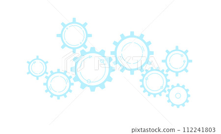 Gear illustration vector material Gear illustration vector material 112241803